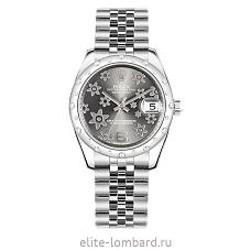 Швейцарские часы Rolex Datejust 31 Stainless Steel Domed Diamond фото