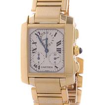 Швейцарские часы Cartier Tank Francaise Chronograph Bracelet W50005R2 фото
