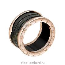 Брендовые ювелирные украшения Bvlgari B.Zero1 Green Marble Ring фото