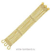 Брендовые ювелирные украшения Cartier Ten Strand Gold Bead 'DRAPERIE DE DÉCOLLETÉ' Bracelet фото