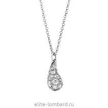Брендовые ювелирные украшения Tiffany & Co Elsa Peretti Teardrop Platinum Pendant фото