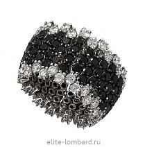 Брендовые ювелирные украшения Кольца Кольцо с белыми и черными бриллиантами 8,01 ct фото