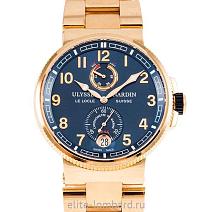 Швейцарские часы Ulysse Nardin Marine Chronometer Manufacture 43 mm Rose Gold 1186-126-8M/43 фото