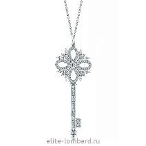 Брендовые ювелирные украшения Tiffany & Co Victoria Key Pendant Maxi фото