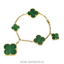 Брендовые ювелирные украшения Van Cleef & Arpels Magic Alhambra Bracelet 5 Motifs фото