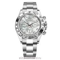 Швейцарские часы Rolex Daytona White Gold 116509-0064 фото