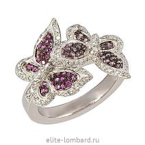 Брендовые ювелирные украшения Chopard High Jewelery Saphir&Diamonds Butterfly Ring фото