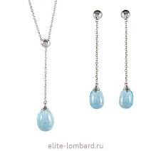 Брендовые ювелирные украшения Tiffany & Co Aquamarine Set фото