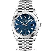 Швейцарские часы Rolex Datejust II 41 mm Blue Dial 126300 фото