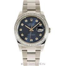 Швейцарские часы Rolex Datejust 36 mm 116200 Blue Dial 116200 фото
