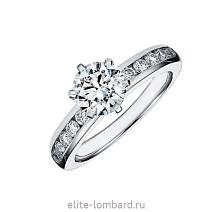 Брендовые ювелирные украшения Tiffany & Co Setting Engagement Ring Diamond Band in Platinum 1.29 ct E/VS1 фото