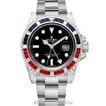 Швейцарские часы Rolex GMT Master II Pepsi Custom 40 mm 116710 фото