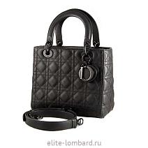 Аксессуары Dior Ультраматовая сумка Lady Dior из кожи теленка фото