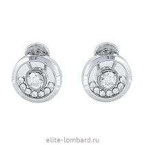 Брендовые ювелирные украшения Chopard High Jewelery Happy Solitaire Earrings HRD 1,02 ct E/VS2, HRD 1,02 ct E/VS2 фото