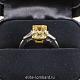Брендовые ювелирные украшения Кольца Кольцо с бриллиантом 2,16 ст Fancy Yellow/VS1 фото