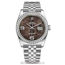 Швейцарские часы Rolex Datejust 36 Bronze Floral 116244 фото