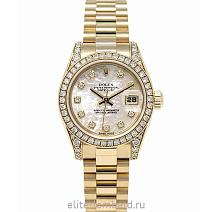 Швейцарские часы Rolex Lady-Datejust President Bracelet 26 mm 179158 фото