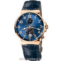 Швейцарские часы Ulysse Nardin Maxi Marine Chronometer 41 mm Blue Dial 266-66-623 фото