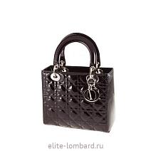 Аксессуары Dior Lady Dior черный лак фото