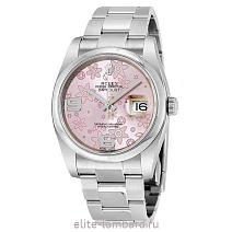 Швейцарские часы Rolex Datejust 36 mm Pink Floral 116200 фото