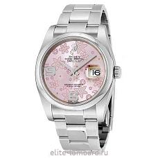 Швейцарские часы Rolex Datejust 36 mm Pink Floral фото