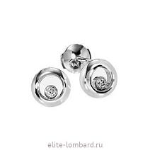 Брендовые ювелирные украшения Chopard Happy Diamonds Icons Earrings фото