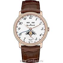 Швейцарские часы Blancpain Villeret Quantieme Complet 8 Jours 6639A 3631 55A фото
